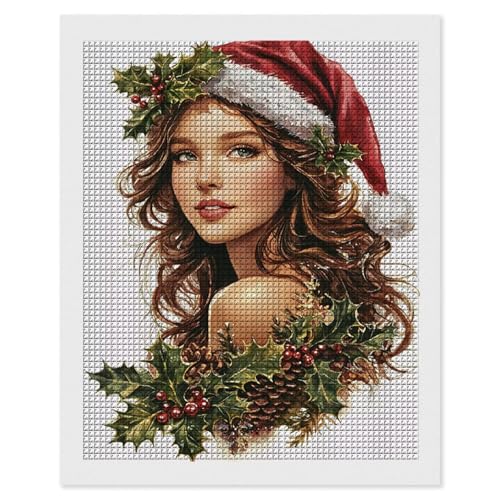 Hyupuanj Diamond Painting Erwachsene Weihnachten Frauen, 5D Diamant Painting Bilder, DIY Diamanten Stickerei Mosaikherstellung Bastelset Geeignet Als Geschenk, Als Home Wanddekorationen 30x40cm r-671 Hyupuanj Diamond Painting Erwachsene Weihnachten Frauen, 5D Diamant Painting Bilder, DIY Diamanten Stickerei Mosaikherstellung Bastelset Geeignet Als Geschenk, Als Home Wanddekorationen 30x40cm r-671 von Hyupuanj