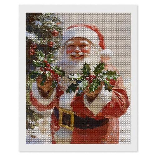 Hyupuanj Diamond Painting Erwachsene Weihnachtsmann, 5D Diamant Painting Bilder, DIY Diamanten Stickerei Mosaikherstellung Bastelset Geeignet Als Geschenk, Als Home Wanddekorationen 70x90cm r-670 Hyupuanj Diamond Painting Erwachsene Weihnachtsmann, 5D Diamant Painting Bilder, DIY Diamanten Stickerei Mosaikherstellung Bastelset Geeignet Als Geschenk, Als Home Wanddekorationen 70x90cm r-670 von Hyupuanj