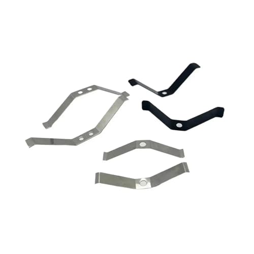 10PCS Luftauslass Fester Filterbildschirm Flachfeder Edelstahlblech Gebogen Heizhaube S V-förmige Halterung Flachfeder(A5) von Hyuwdai