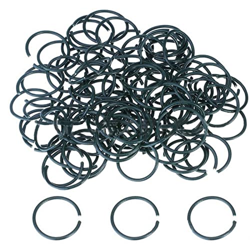 Hyxodjy 100 Stück Pflanzenklammern Pflanzen Ringe Gartenpflanze Clips Pflanzenklammern Pflanzen Kletterhilfe Pflanzenclips zur Unterstützung und Befestigung von Pflanzen von Hyxodjy