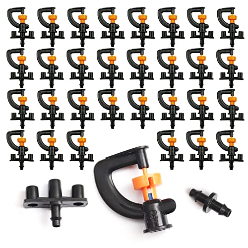 Sprinklerköpfe Düsen Garten Bewässerung Sprinkler Rotierenden Brechung Einstellbar Micro Drip System Beschlagen Tropfer Bewässerungssystem 30 Stück Sprinklerköpfe Düsen Garten Bewässerung Sprinkler Rotierenden Brechung Einstellbar Micro Drip System Beschlagen Tropfer Bewässerungssystem 30 Stück von Hyxodjy