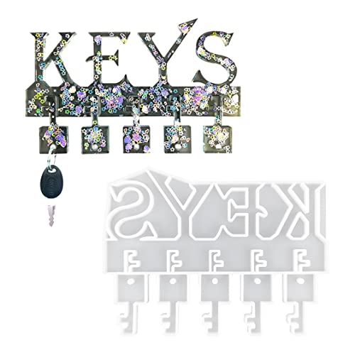 HyzaPhix Silikonform Schmuck Gießform Schlüsselhalter Gießharz Formen Silikon Schlüsselbrett Resin Epoxidharz Form HOME KEYS Key Holder Silicone Mould für DIY Schlüsselboard, Schlüsselbund HyzaPhix Silikonform Schmuck Gießform Schlüsselhalter Gießharz Formen Silikon Schlüsselbrett Resin Epoxidharz Form HOME KEYS Key Holder Silicone Mould für DIY Schlüsselboard, Schlüsselbund von HyzaPhix