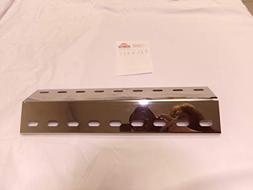 1 Stück 435mm x 125mm x1mm Edelstahl Flammenverteiler Brennerblech Aromaschine Hitzeschild Flammenabdeckung Grillblech, Enders, Landmann(1 Stück 435 x 150 x 2mm V4A Leinen Optik Flammenverteiler) von Hz1BBQde