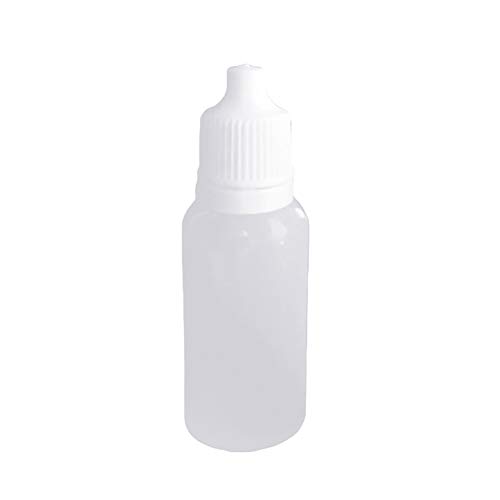 Hzb821zhup 20 ml Mini Leere Kunststoff Augentropfen Flasche Medizinische Kleine Plastikflasche Quetschbare Flüssigkeit Tropfflasche Ätherisches Öl Flasche Nachfüllbare Flasche von Hzb821zhup