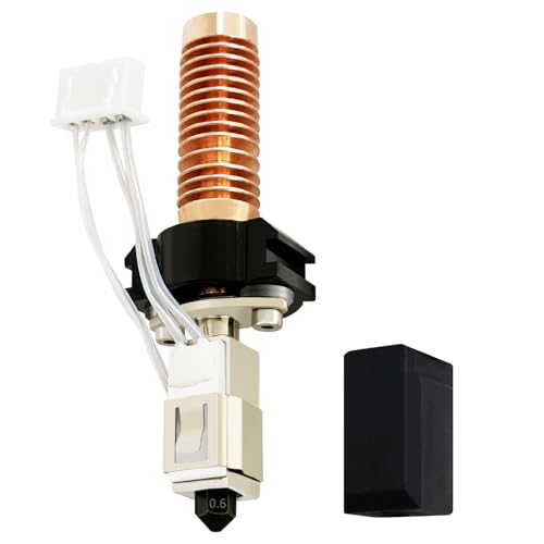 HzdaDeve Upgrade Ceramic Nozzle Hotend Kit for Adventurer 5M Quick-Detachable Hot End for Adventurer 5M Pro 0.6MM Hardened Nozzle High Speed Printing Print Head for Flashforge Printer Accessories HzdaDeve Upgrade Ceramic Nozzle Hotend Kit for Adventurer 5M Quick-Detachable Hot End for Adventurer 5M Pro 0.6MM Hardened Nozzle High Speed Printing Print Head for Flashforge Printer Accessories von HzdaDeve