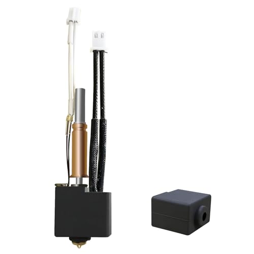 HzdaDeve Upgrade Version 2.0 Hotend (Keine Leckage) für Kobra 3 Combo Druckkopf Extruder Kit Heizblock Heizpatrone Thermistor mit Werkzeug Silikon Abdeckung für Anycubic Kobra 3/ACE Pro Zubehör von HzdaDeve