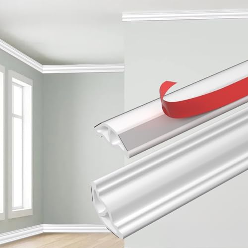 Flexibel Deckenleisten Selbstklebend Dreieck Zierleiste – Einfache Montage, Anpassbar, Wasserdicht, 5 Meter, Ideal Für Wohnzimmer, Küche, Badezimmer, DIY Heimwerker, Modernes Design Flexibel Deckenleisten Selbstklebend Dreieck Zierleiste – Einfache Montage, Anpassbar, Wasserdicht, 5 Meter, Ideal Für Wohnzimmer, Küche, Badezimmer, DIY Heimwerker, Modernes Design von Hzetuu