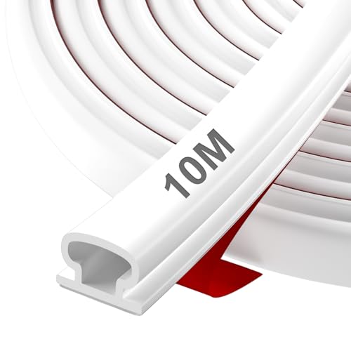 Selbstklebende Türdichtung Gummidichtung für Fenster & Türen – Zugluftstopper, Lärmschutz, Energieeffizienz, Wetterfest, Perfekt für Wohnung, Haus, Büro, Innenräume by Hzetuu von Hzetuu