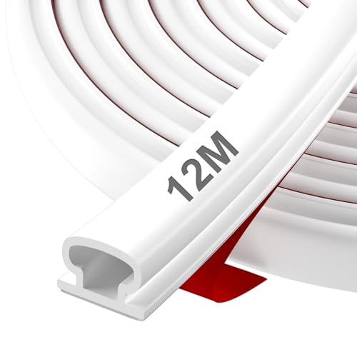Selbstklebende Türdichtung Gummidichtung für Fenster & Türen – Zugluftstopper, Lärmschutz, Energieeffizienz, Wetterfest, Perfekt für Wohnung, Haus, Büro, Innenräume by Hzetuu von Hzetuu