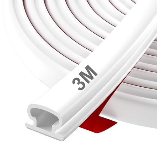 Selbstklebende Türdichtung Gummidichtung für Fenster & Türen – Zugluftstopper, Lärmschutz, Energieeffizienz, Wetterfest, Perfekt für Wohnung, Haus, Büro, Innenräume by Hzetuu von Hzetuu
