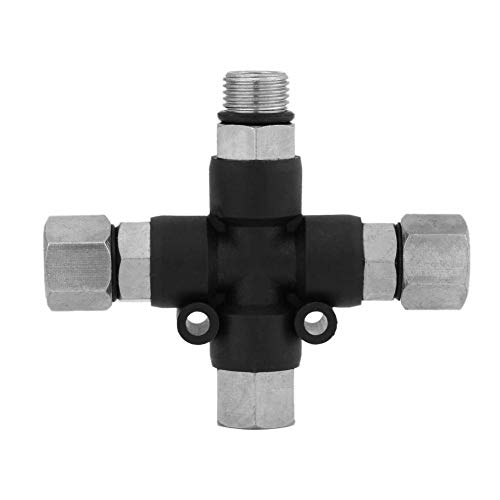 Anschluss für Luftverteiler 1/8 '' 3 Wege Airbrush Luftschlauchverteileradapter Splitter Spray Anschluss für Airbrush von Hztyyier