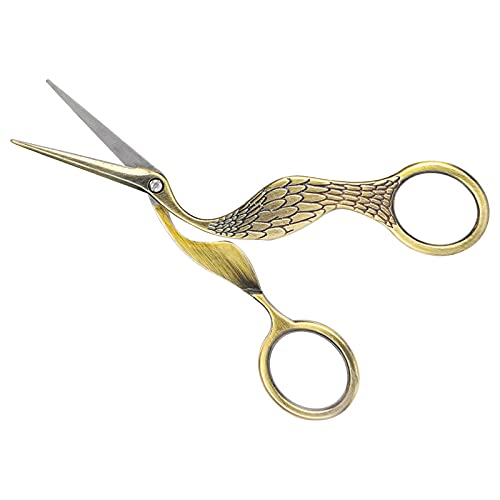 Bastelschere, Schnittgarn, Retro-Schere, Vögel, Teeschere, Spitze, Faden, Stickerei, Edelstahlschere (Bronze) von Hztyyier