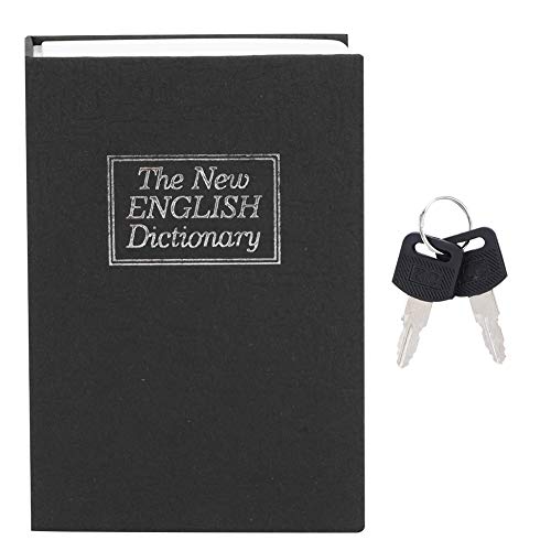 Diversion Book Safe Aufbewahrungsbox, Mini Dictionary Secret Lock Case mit Sicherheitskombinationsschloss/Key Diversion Book Versteckter Safe von Hztyyier