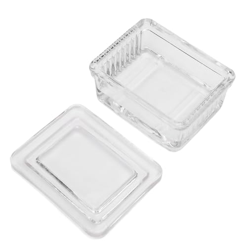 Färbegefäß aus Glas mit Deckel, Transparenter Behälter, Stabile (Glas mit 10 Objektträgern) von Hztyyier