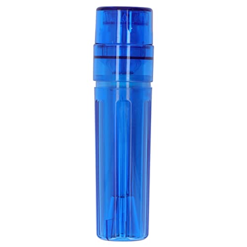 Herb Storage Grinder, Portable Cone Loader Transparente Kräutermühle für Rollenpapier (Transparentes Blau) von Hztyyier