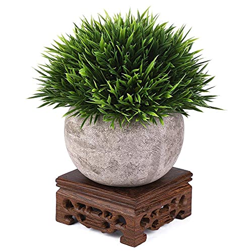 Holzständer praktische Teekanne Vase Bonsai Base für Home Office Dekoration(#1) von Hztyyier