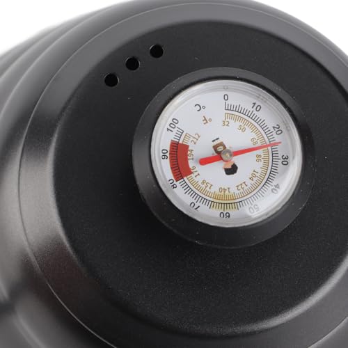 Hztyyier 1,2L Schwanenhalskaffeekessel aus Edelstahl mit Thermometer, Leicht zu Reduzierter Kaffeekanne für den Täglichen Gebrauch Hztyyier 1,2L Schwanenhalskaffeekessel aus Edelstahl mit Thermometer, Leicht zu Reduzierter Kaffeekanne für den Täglichen Gebrauch von Hztyyier