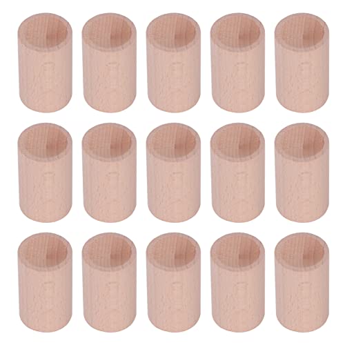 Hztyyier 15 Stück Diffusor für ätherische Öle aus Holz, Zylindrische Form, Aromatherapie-Diffusor für Den Innenbereich von Hztyyier