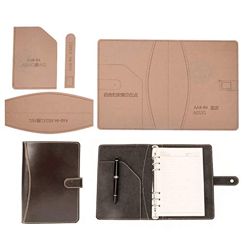 Hztyyier Acryl Vorlage Leder Muster Handwerk für Notebook Cover DIY Transparent Schablone Modell von Hztyyier