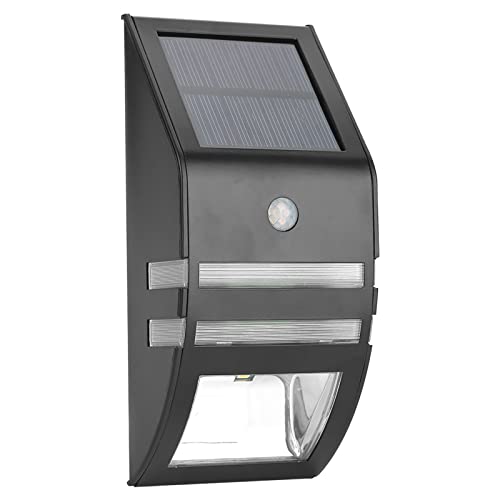 Hztyyier Portal Sensor 2 LED Edelstahl Solarlampe Wasserdichtes Solar LED Licht für Garten Hof Schwimmbad Treppe (1) von Hztyyier