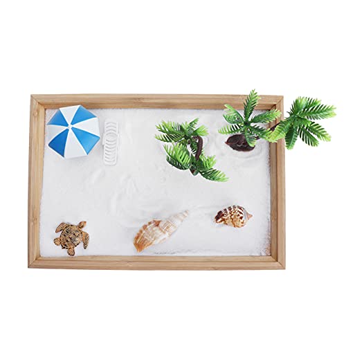 Hztyyier Strand Sandkasten Ornament Mini Landschaft Kunsthandwerk Weiße Sandtischzubehör für Wohnzimmergeschäft Hztyyier Strand Sandkasten Ornament Mini Landschaft Kunsthandwerk Weiße Sandtischzubehör für Wohnzimmergeschäft von Hztyyier