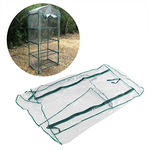 Tragbar Gewächshauszelt mit Reißverschluss Transparente wasserdichte Pflanzendecke für Outdoor und Indoor Gartenarbeit Pflanzen 69 X 49 X 160 cm von Hztyyier