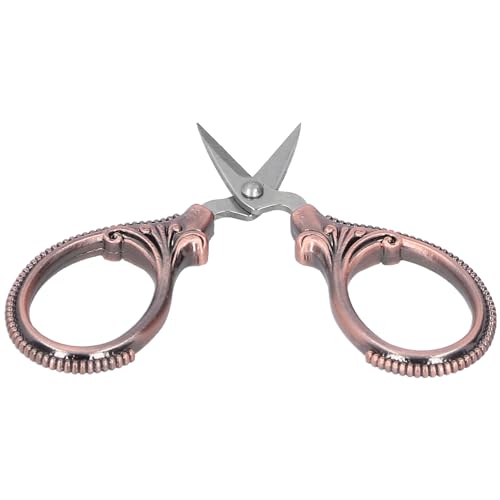 Hztyyier Tragbare Handwerkschere Edelstahlnähte Schere für Sticksegler (Roségold) von Hztyyier