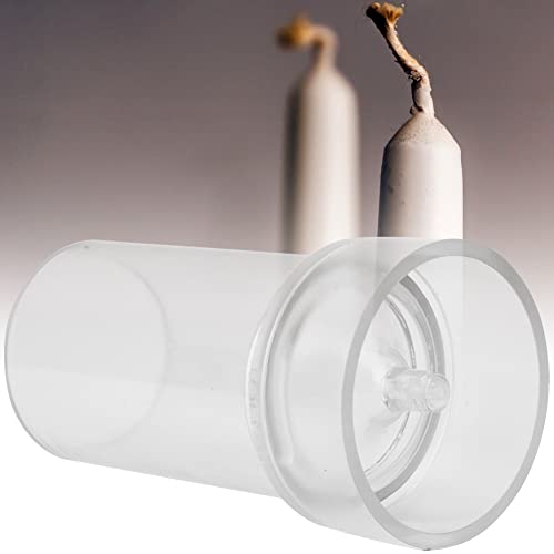 Hztyyier Transparent Tipps Kerzenform für Kerzen, die das Entfernen mit Metallabdeckung Leicht Entfernen - Ideal für Home -Crafting Enthusiasten (5 * 10 Kirchendachsäule) von Hztyyier