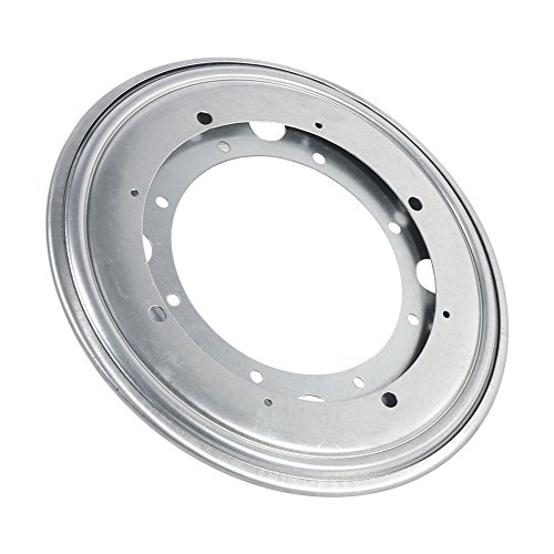 Hztyyier Verzinkte Schwere Lazy Lazy Susan Plattentable Drehplatte für eine Glatte Rotation in Eckschranks, Tabletop -Portionen und Mehr - 3 Größen Erhältlich (9 Zoll) von Hztyyier