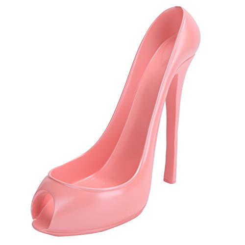 Hztyyier Weinregal, Schrank, Schuhform, Rotweinregal, Zubehörhalter, Heimdekoration, High Heels, Dekoration, Europäisch für Regale und Lagerung (Rosa) von Hztyyier