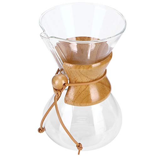 Kaffeekannenbereiter, Edelstahl, Hohe Temperaturbeständigkeit, Filterkaffeemaschine, Glas mit Topfpflanzer Zum Pflanzen von Topffiltertöpfen (600 ml) von Hztyyier