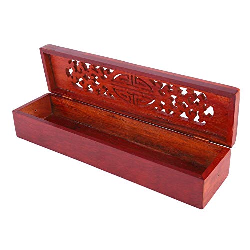 Räucherbox, Räucherstäbchen Box, Räucherkiste Vietnam Nanmu Halter für Räucherstäbchen Buddhist Supply(#3) von Hztyyier