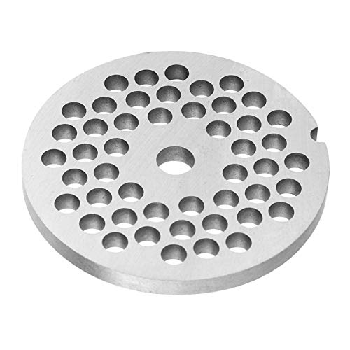 Hztyyier Fleischwolf Aufsatz Lebensmittelschleifer Brecher 5mm Silber Kohlenstoffstahl AC Adapter von Hztyyier