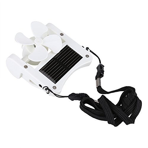 Tragbare Hut Fan Mini solarbetriebene Lüfter Clip für Bergsteigen Camping Wandern von Hztyyier