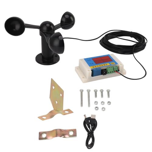 Turmdrehkran-Anemometer, 3 Flügel, USB, 5 V, Hohe Genauigkeit, Windgeschwindigkeits-Alarmgerät. Abschaltung nach Alarm mit Großem Messbereich Turmdrehkran-Anemometer, 3 Flügel, USB, 5 V, Hohe Genauigkeit, Windgeschwindigkeits-Alarmgerät. Abschaltung nach Alarm mit Großem Messbereich von Hztyyier
