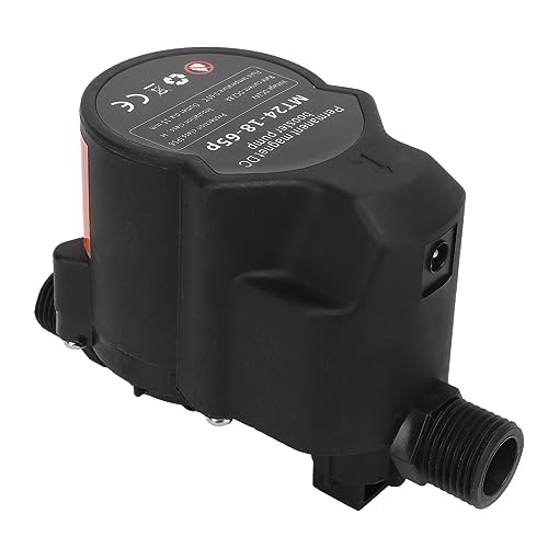 Wasserdruck-Booster-Pumpe, Rotes Kupfer, Dusch-Booster-Pumpe, IP56, DC24V, für Badezimmer (UK-Stecker) von Hztyyier