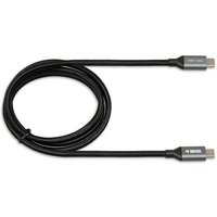 Usb c/usb c, 50 cm USB-Kabel 3.2 Gen 2 (3.1 Gen 2) Schwarz - I-box von I-BOX