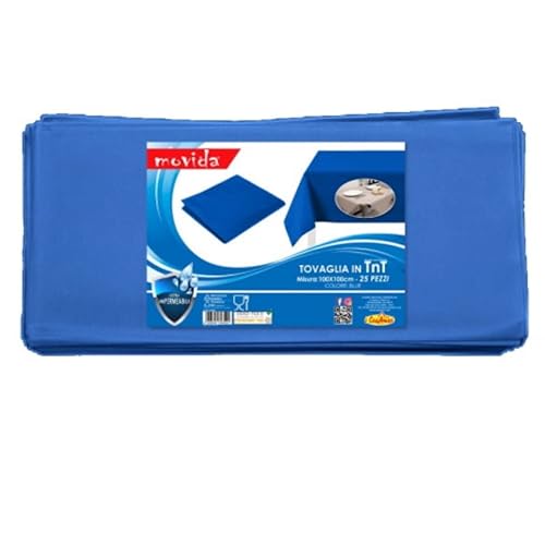 I CASAMICI ITALIA SRL (AMI) Movida Tischdecke TNT 1 x 1 m 25 Stück blau, wie abgebildet von I CASAMICI ITALIA SRL (AMI)