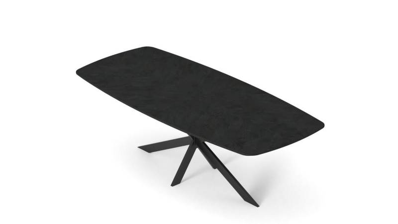 I Catchers Esstisch Esstisch Fort Curved Rectangular Dining Table Top Only Herring Bone von I Catchers