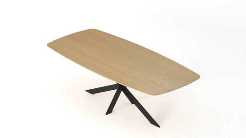 I Catchers Esstisch Esstisch Fort Curved Rectangular Dining Table Top Only Long Planks von I Catchers