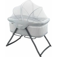 I-flair - Baby Babybett bebito Reisebett Beistellbett mit Moskitonetz und Tragetasche - Grau - Grau von I-FLAIR