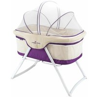 Baby Babybett BEBITO Reisebett Beistellbett mit Moskitonetz und Tragetasche - Violett - Violet von I-FLAIR