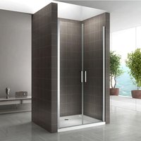 I-flair Duschtüren, Nischentüren aus 6 mm durchsichtigem Sicherheitsglas Breite: 89-92 cm - Höhe: 185 cm I-flair Duschtüren, Nischentüren aus 6 mm durchsichtigem Sicherheitsglas Breite: 89-92 cm - Höhe: 185 cm von IFLAIR