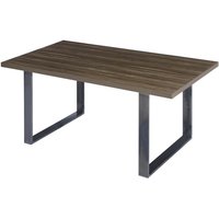 Esszimmertisch macon Kufentisch Holztisch Esstisch - Nussbaum + Industrial 160x90 cm von I-FLAIR