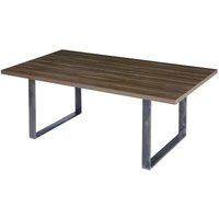 Esszimmertisch macon Kufentisch Holztisch Esstisch - Nussbaum + Industrial 200x100 cm von I-FLAIR