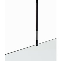 I-flair - Haltestange Teleskopstange für Duschwände Glaswand Walk In Stabilisator Glasstärke von 6mm - 10mm justierbar von 52,5-75 cm von I-FLAIR