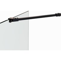 I-flair - Haltestange für Duschwände Glaswand Walk In Duschkabinen Stabilisator Glasstärke von 6mm - 10mm Länge: 48 cm Eck-Stabilisationsstange 24BM von I-FLAIR