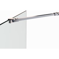 I-flair - Haltestange für Duschwände Glaswand Walk In Duschkabinen Stabilisator Glasstärke von 6mm - 10mm Länge: 48 cm Eck-Stabilisationsstange 24M von I-FLAIR