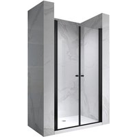 I-flair Duschtür Pendeltür Nischentür Duschabtrennung mit schwarzen Profilen Breite: 100-104 cm - Höhe: 180 cm I-flair Duschtür Pendeltür Nischentür Duschabtrennung mit schwarzen Profilen Breite: 100-104 cm - Höhe: 180 cm von IFLAIR