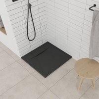 Smc polar 90x90 cm schwarz - Schwarz von I-FLAIR